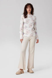 Crew Neck Floral Sweater