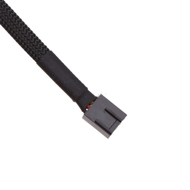 1 To 5 4 Pin TX4 PWM CPU Fan Case Splitter Braided Power Cab