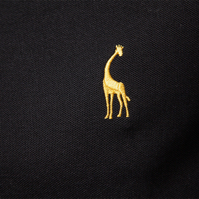 Lapel Casual Solid Color Polo Shirt