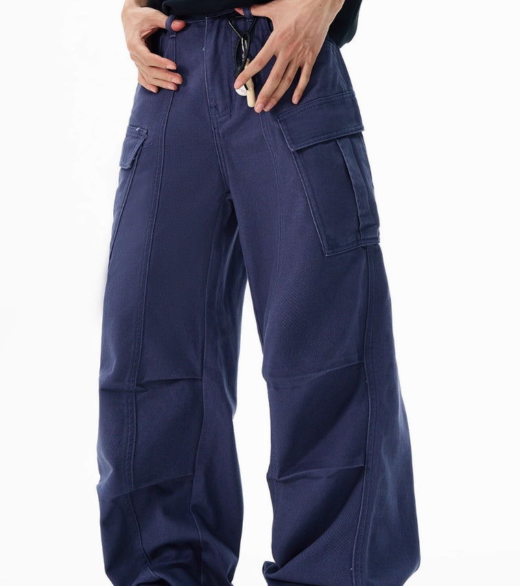 Wide-leg Overalls Men's Loose Straight Casual Feeling