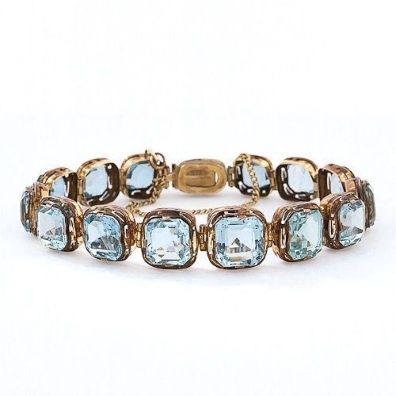 Fashion And Fully-jewelled Rock Sugar Chain Zircon Personalized Bracelet Hip-hop Fashion Creative