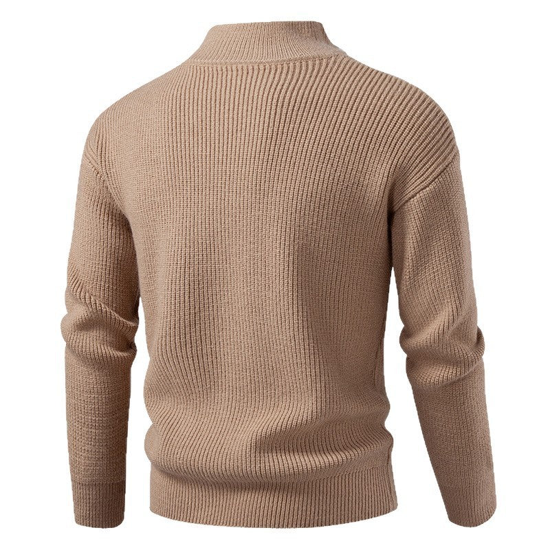 Men's Zipper Cardigan Sweater Coat