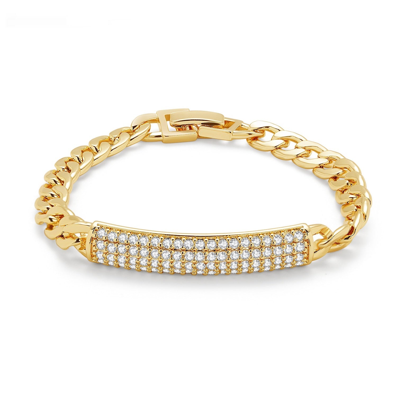 Gorgeous Dinner Ornament Zircon Inlaid Atmospheric Bracelet