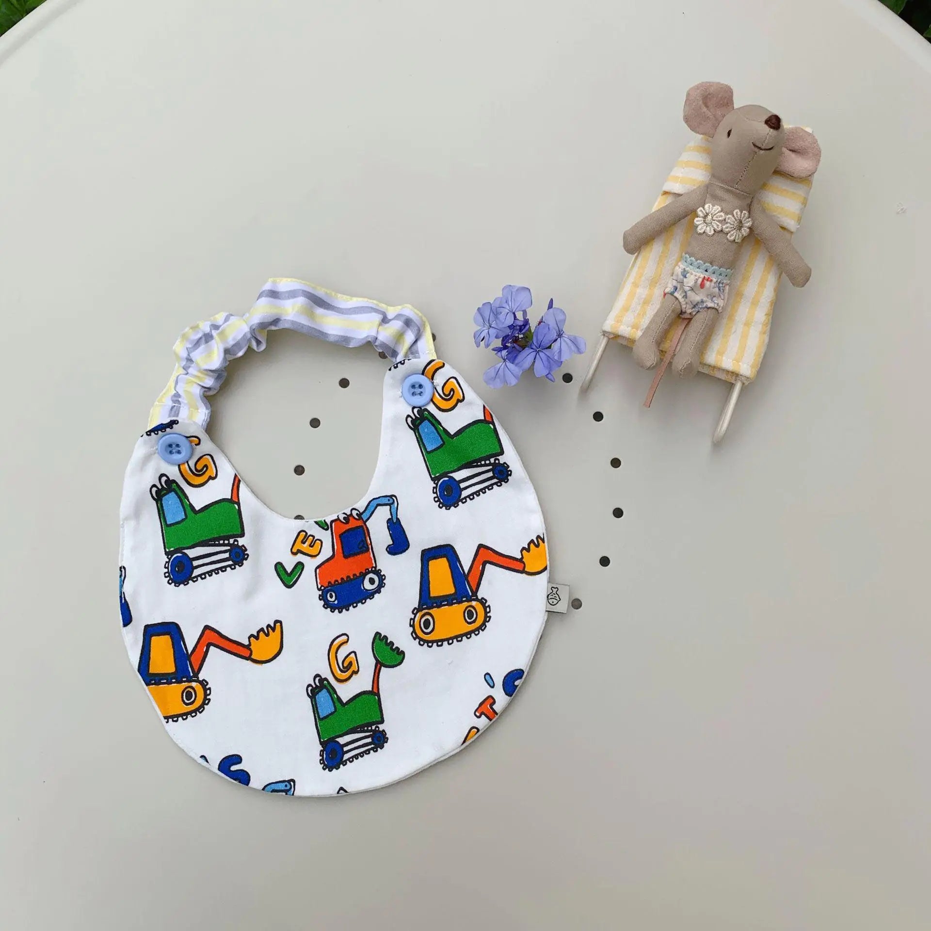 Snap-On Baby Saliva Bib