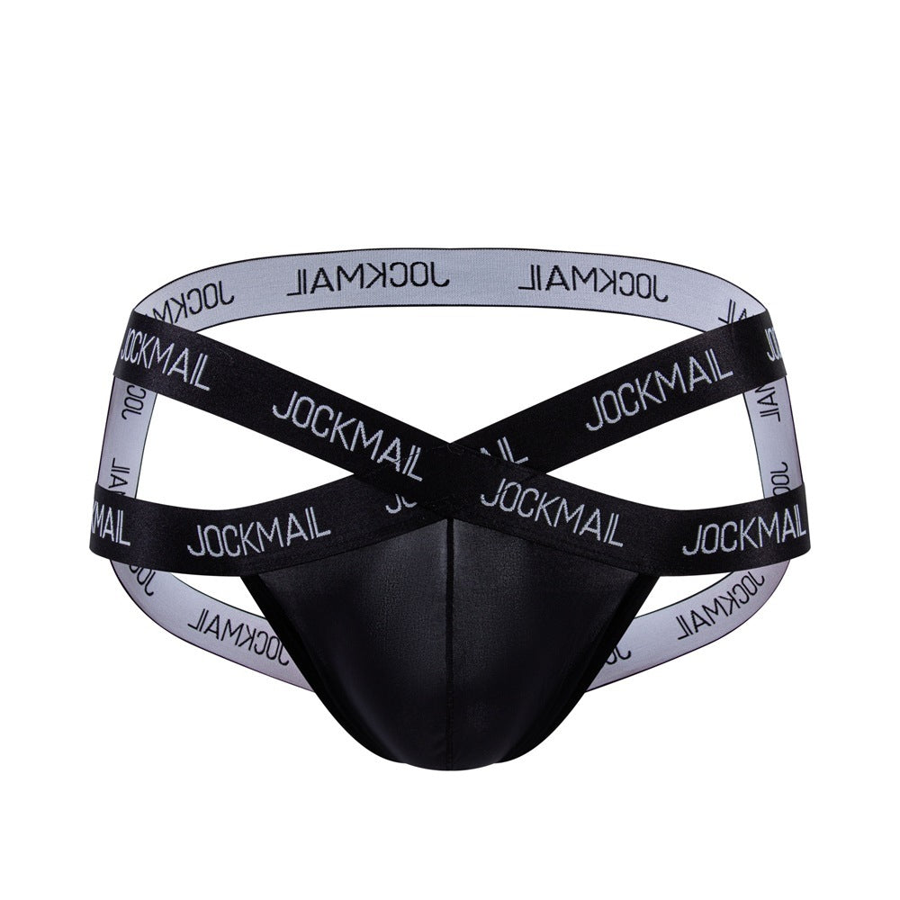 Men's Transparent Ice Silk T-back Bikini Quick-drying Breathable