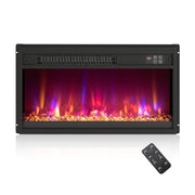 18/23/26 Inch 1500W Electric Fireplace Insert with Remote Control-23 inches