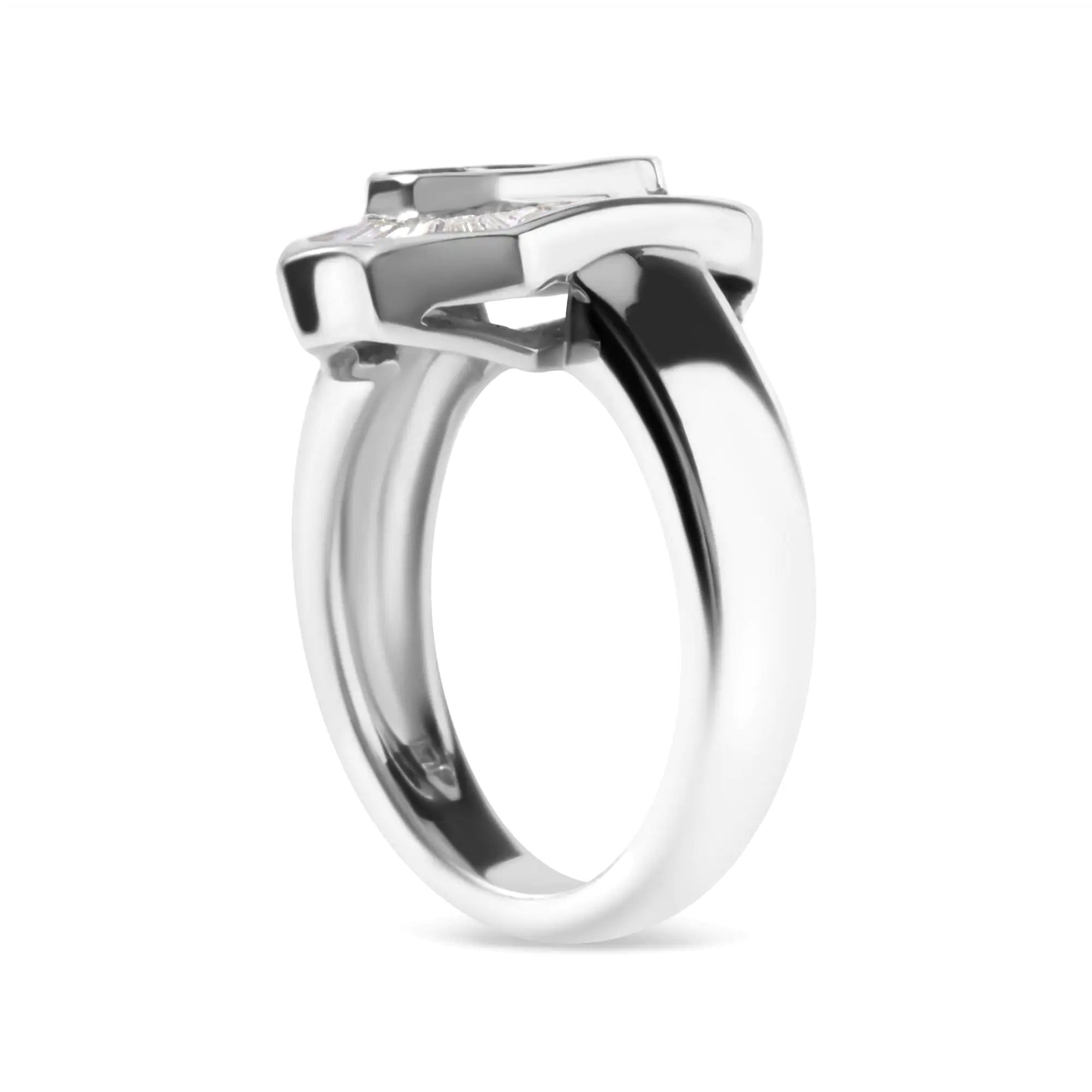14K White Gold Deco Diamond Splendor Ring