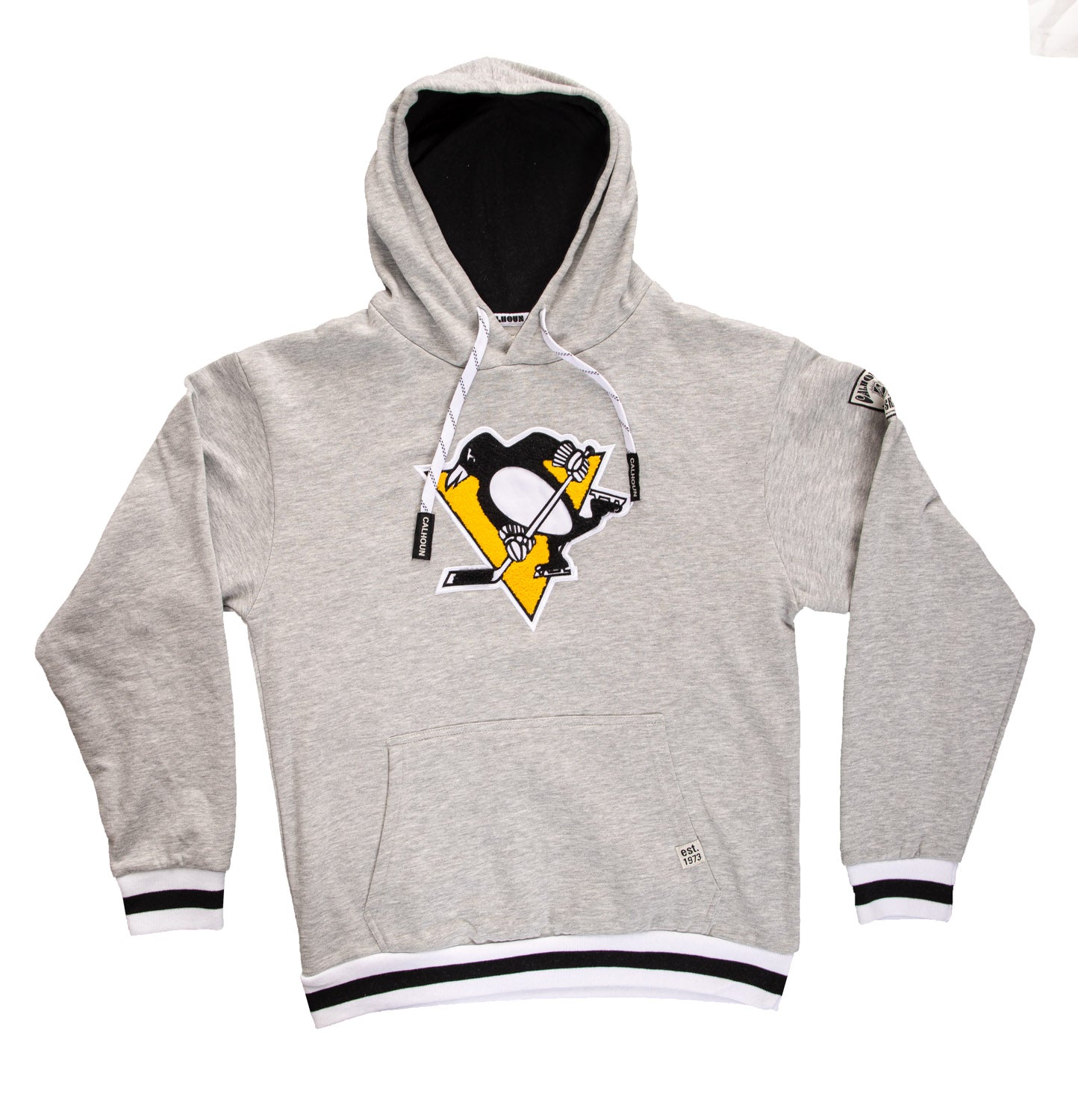 Pittsburgh Penguins "Muskoka Style" Premium Chenille Woven Logo Hoodie