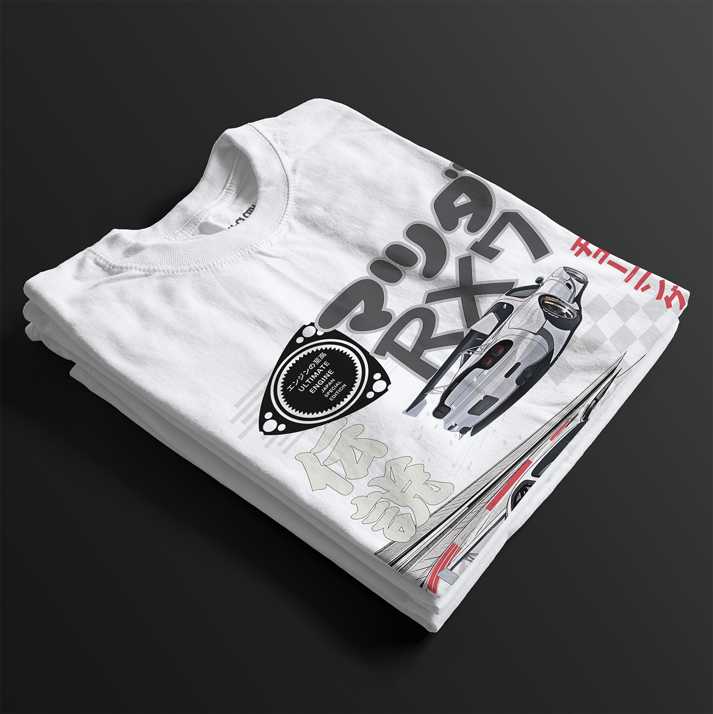 Legendary Suzuka RX7 Automotive Graphic T-Shirt | Mens & Womens (Unisex)