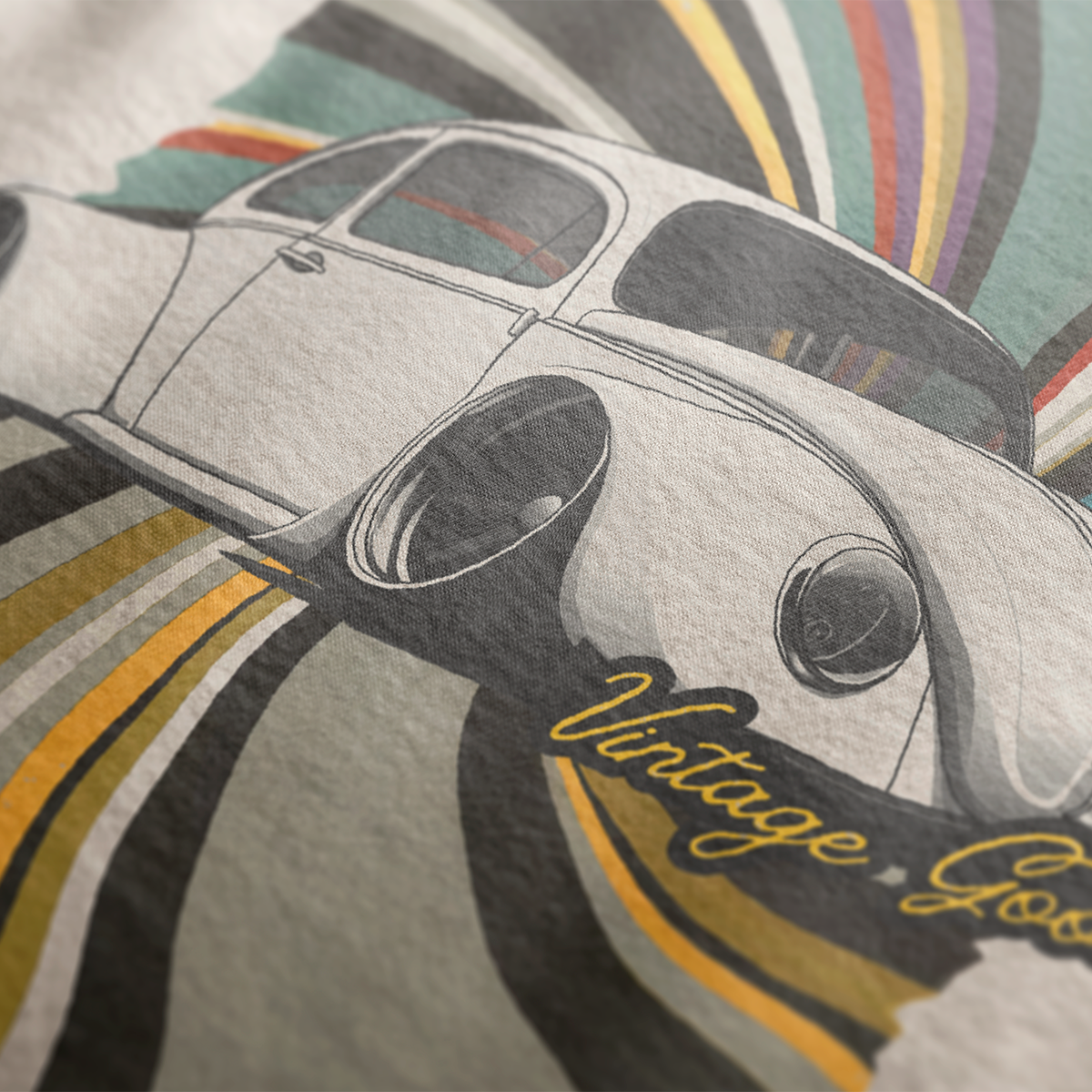 Vintage Goods Bug Automotive Graphic Crewneck | Mens & Womens (Unisex) Sweater